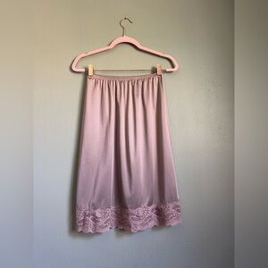 Vintage  Brown Slip Skirt